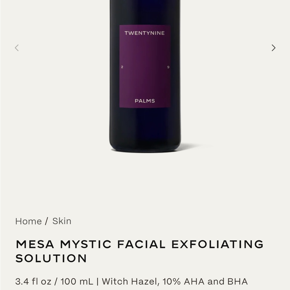 Exfoliating Tonic with Aloe Vera